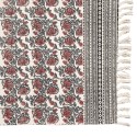 Clayre & Eef Rug 140x200 cm Red White Cotton Rectangle