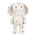 Clayre & Eef Statuetta Elefante 5x4x10 cm Beige Marrone  Poliresina