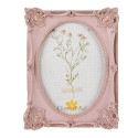 Clayre & Eef Photo Frame 13x18 cm Pink Plastic Glass
