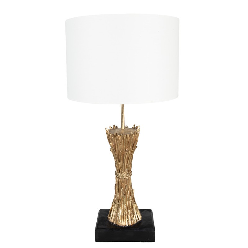 Clayre & Eef Table Lamp Ø 30x60 cm Gold colored Plastic