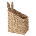Clayre & Eef Storage Basket 25x18x20/42 cm Brown Rattan