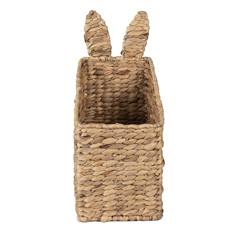 Clayre & Eef Storage Basket 25x18x20/42 cm Brown Rattan