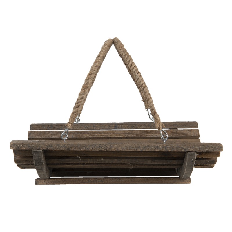 Clayre & Eef Decorative Bowl 40x29x10 cm Brown Wood Square