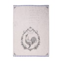 Clayre & Eef Tea Towel  50x70 cm Beige Cotton Rooster