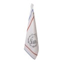 Clayre & Eef Geschirrtuch 50x70 cm Beige Baumwolle Hahn