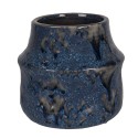 Clayre & Eef Vaso Porta Pianta Blu set di 3