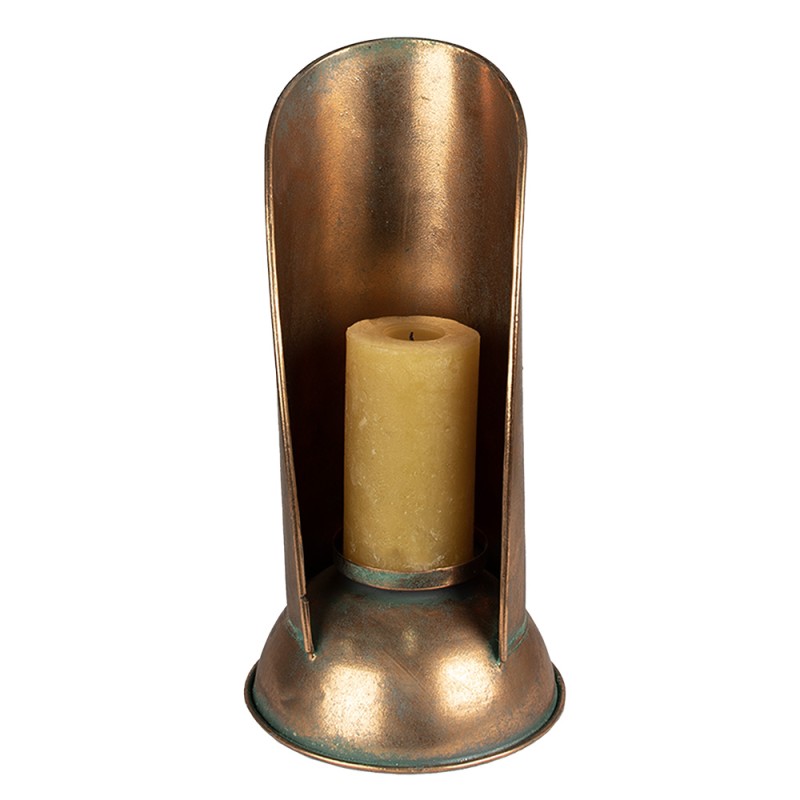 Clayre & Eef Kerzenständer 35 cm Kupferfarbig Metall