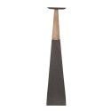 Clayre & Eef Kerzenständer 60 cm Grau Braun Holz Eisen Quadrat