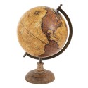 Clayre & Eef Globe 22x37 cm Brown Beige Wood Metal