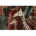 Clayre & Eef Figurine Girafe 67 cm Marron Noir Papier Fer Textile