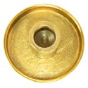 Clayre & Eef Candle holder Ø 8x5 cm Gold colored Aluminium Round
