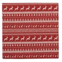 Clayre & Eef Napkins Paper Set of 20 33x33 cm (20) Red Paper Square Reindeers