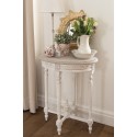 Clayre & Eef Side Table 65x45x75 cm Grey White Wood