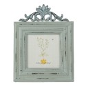Clayre & Eef Photo Frame 10x10 cm Green MDF Rectangle