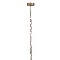 Clayre & Eef Pendant Lamp 41x41x16/124 cm Copper colored Iron