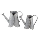 Clayre & Eef Annaffiatoio decorativo 40x16x29 cm Grigio Metallo