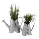 Clayre & Eef Annaffiatoio decorativo 40x16x29 cm Grigio Metallo