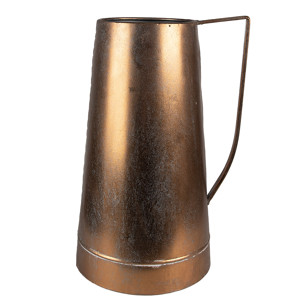 Clayre&Eef Decoratie Kan 24x20x36 cm Koperkleurig Metaal afbeelding