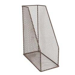 Clayre & Eef Porte-revues 23x11x30 cm Marron Fer