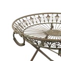 Clayre & Eef Plant Table 62x59x63 cm Green Brown Iron Round