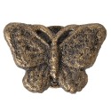 Clayre & Eef Pomello Farfalla 8 cm Color oro Ferro