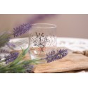 Clayre & Eef Waterglas  300 ml Transparant Glas Lavendel