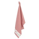 Clayre & Eef Asciugamani da cucina 50x70 cm Bianco Rosso  Cotone Fragole