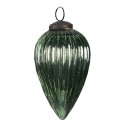 Clayre & Eef Christmas Bauble Ø 6 cm Green Glass