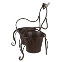 Clayre & Eef Plant Holder 39x18x39 cm Brown Iron Birds