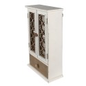 Clayre & Eef Wall Cabinet 32x13x51 cm White Brown Wood