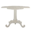 Clayre & Eef Side Table 100x42x84 cm White Beige Wood