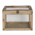 Clayre & Eef Storage Chest 30x30x21 cm Brown Wood Square