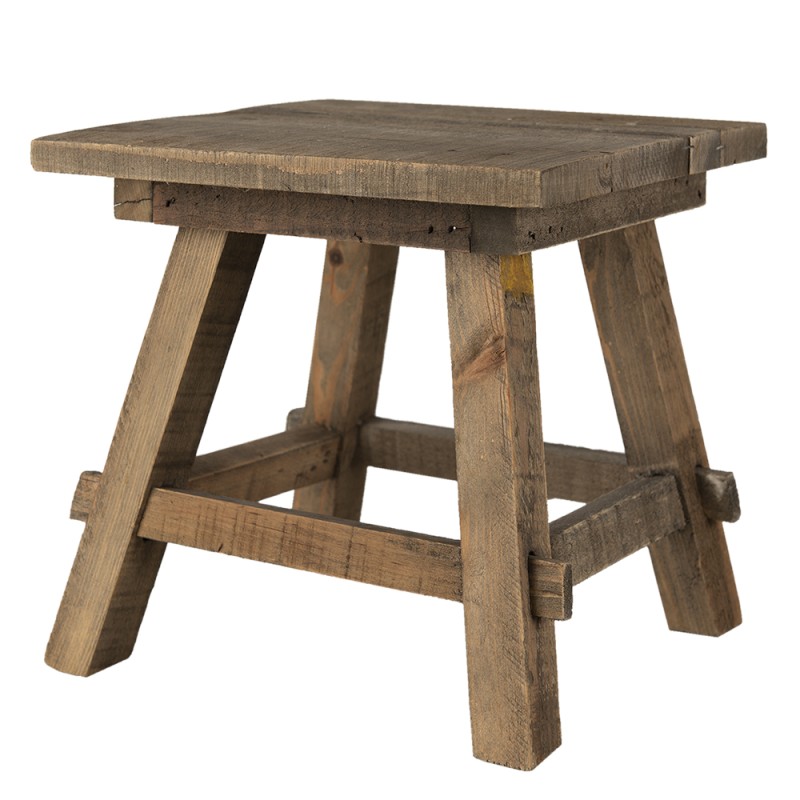 Clayre & Eef Plant Table 25x25x25 cm Brown Wood