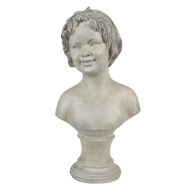 Clayre & Eef Figurine Girl 14x9x27 cm Beige Polyresin