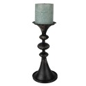 Clayre & Eef Candelabro 34 cm Nero Metallo