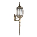 Clayre & Eef Wall Light 26x30x109 cm Gold colored Iron Glass