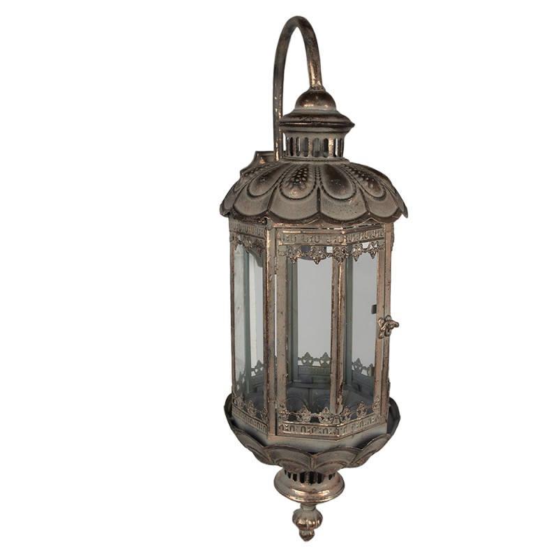 Clayre & Eef Wall Light 29x23x65 cm Copper colored Iron Glass