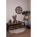 Clayre & Eef Coffee Table 110x55x40 cm Brown Black Wood Iron