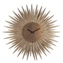 Clayre & Eef Wall Clock Ø 69 cm Copper colored Iron Round
