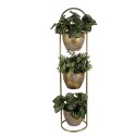 Clayre & Eef Plant Stand  72 cm Gold colored Iron