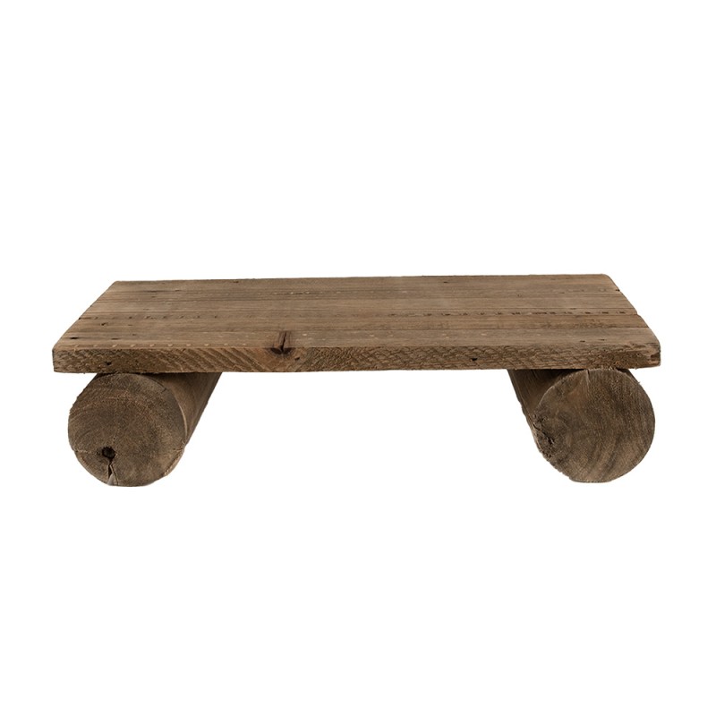 Clayre & Eef Plant Table 35x17x9 cm Brown Wood Rectangle
