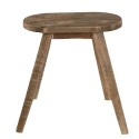 Clayre & Eef Plant Table 30x16x32 cm Brown Wood Oval