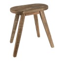 Clayre & Eef Plant Table 30x16x32 cm Brown Wood Oval