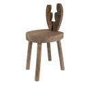 Clayre & Eef Plant Table 23x22x45 cm Brown Wood