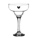 Clayre & Eef Martini Glass 200 ml Glass Heart