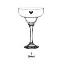 Clayre & Eef Martiniglas  200 ml Glas Hart