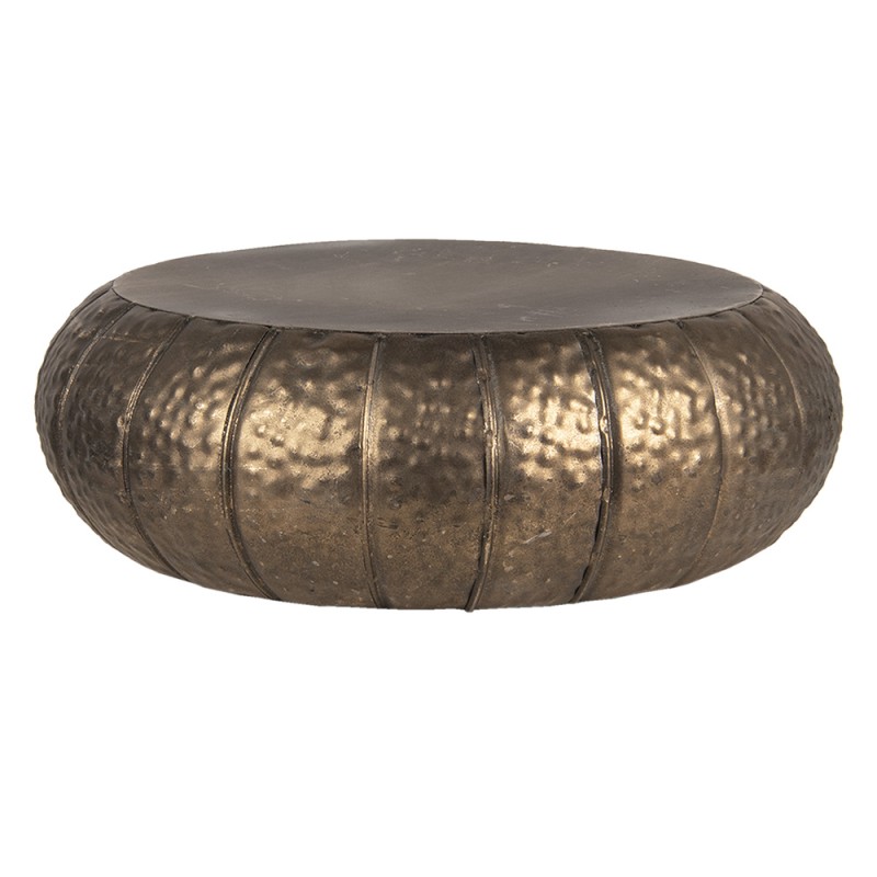 Clayre & Eef Plant Table Ø 37x12 cm Gold colored Iron Round