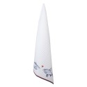 Clayre & Eef Asciugamani da cucina 50x70 cm Bianco Blu Cotone Pesci