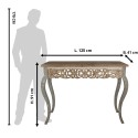 Clayre & Eef Side Table 125x41x91 cm Brown Beige Wood