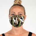 Clayre & Eef Waschbare Maske 13x26 cm Mehrere 100% Baumwolle